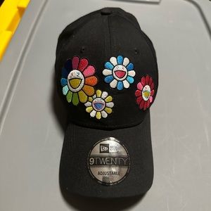 New Era x Takashi Murakami Flower Allover 9Forty Cloth Strap Back Hat Cap